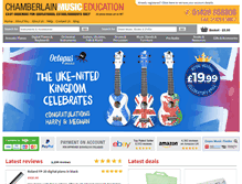 Tablet Screenshot of chamberlainmusic-education.co.uk